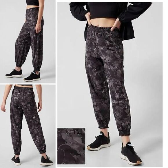 ATHLETA Savannah Floral Joggers-8T - Picture 1 of 8